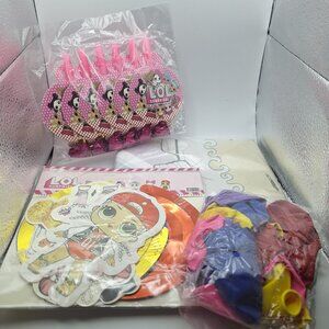 Party Supplies Pack Balloons Whistles‎ Cutouts Decorations Streamers
